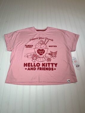 Hello Kitty & Friends Girls XL 14-16 Pink Tee